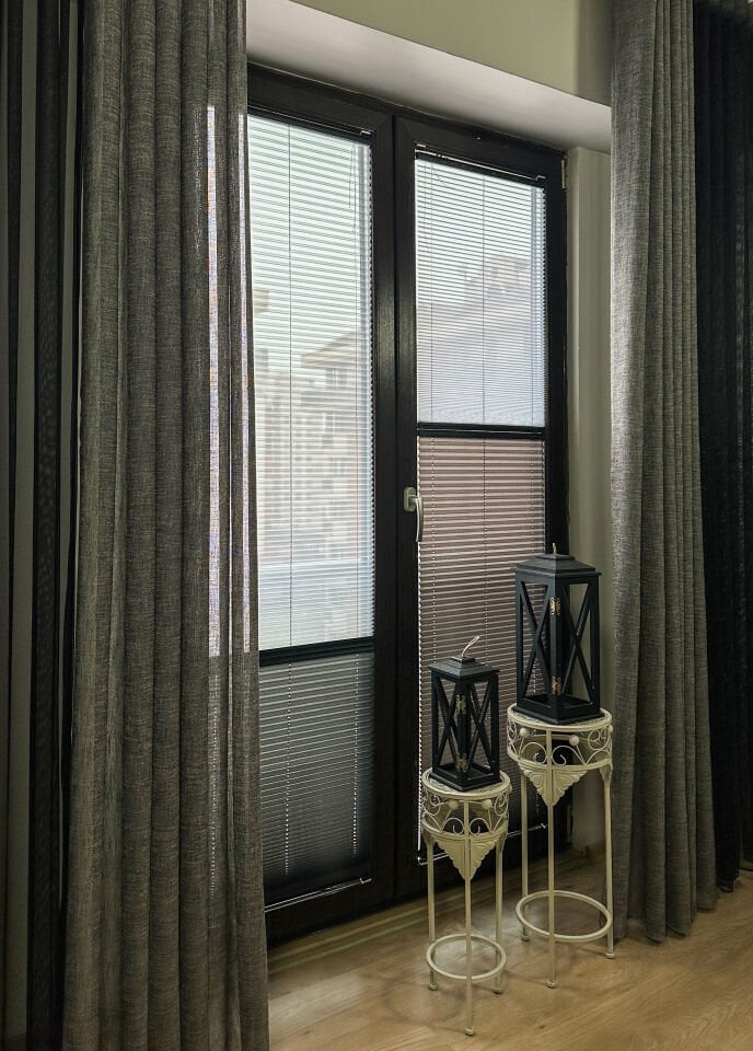 Çiftli sistem plise perde