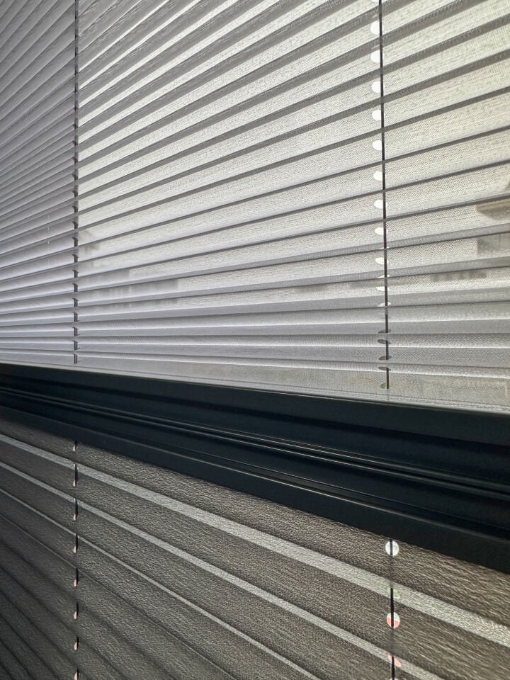 Çiftli sistem plise perde