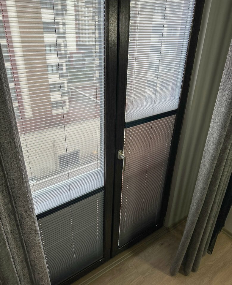 Çiftli sistem plise perde