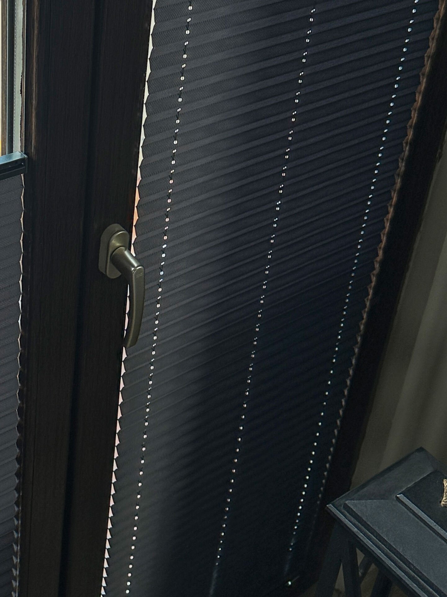 Dimout Serisi Antrasit Plise Perde