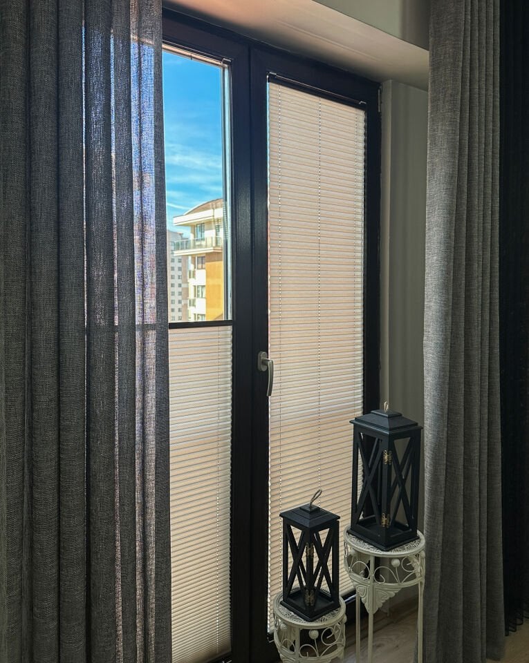 Lidya Serisi Vizon Plise Perde