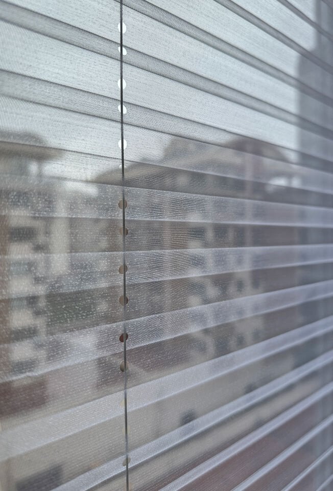 Nivla Serisi Beyaz Tül Perde