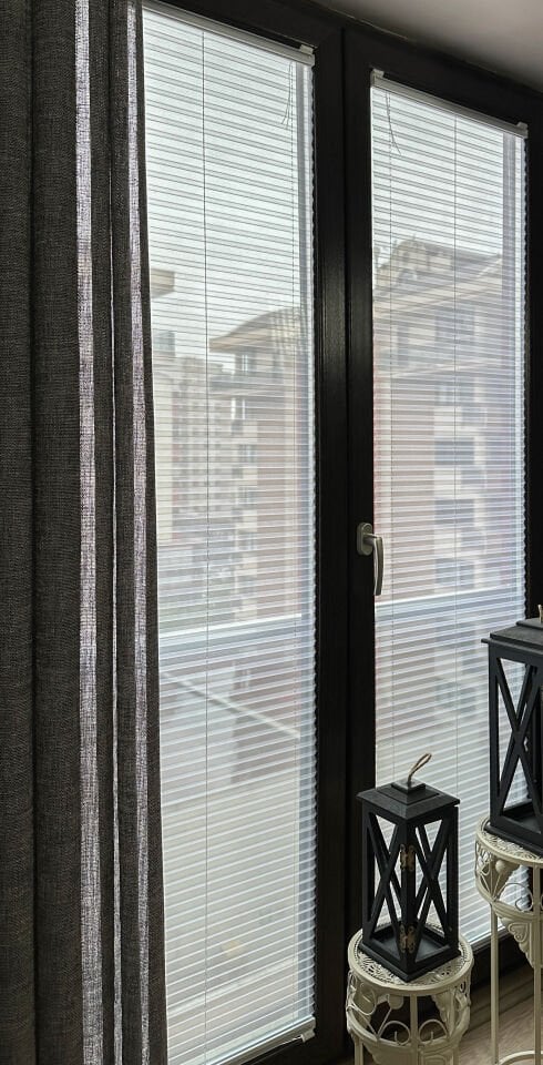 Nivla Serisi Beyaz Tül Perde