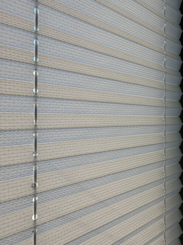 Troya Serisi Beyaz Plise Perde