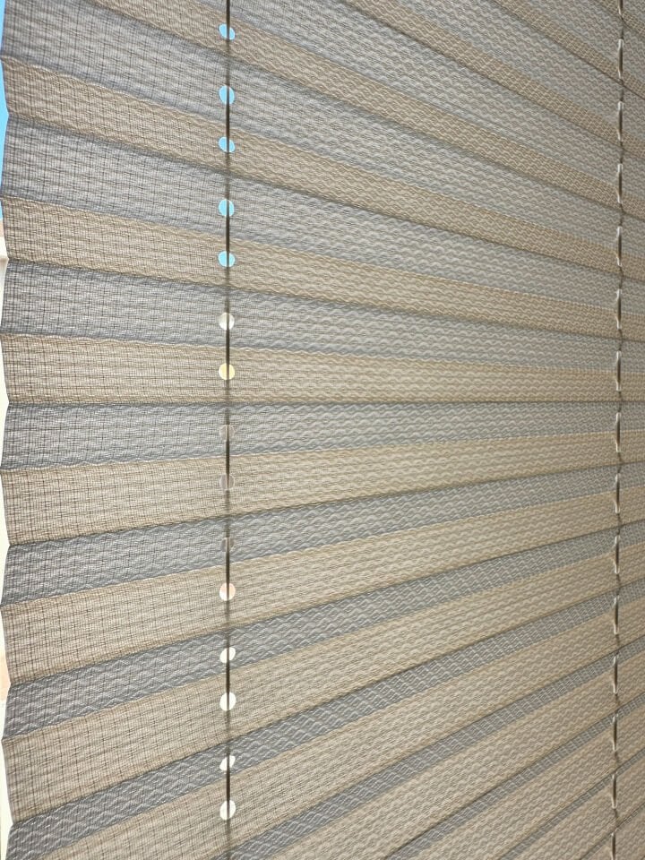 Troya Serisi Krem Plise Perde