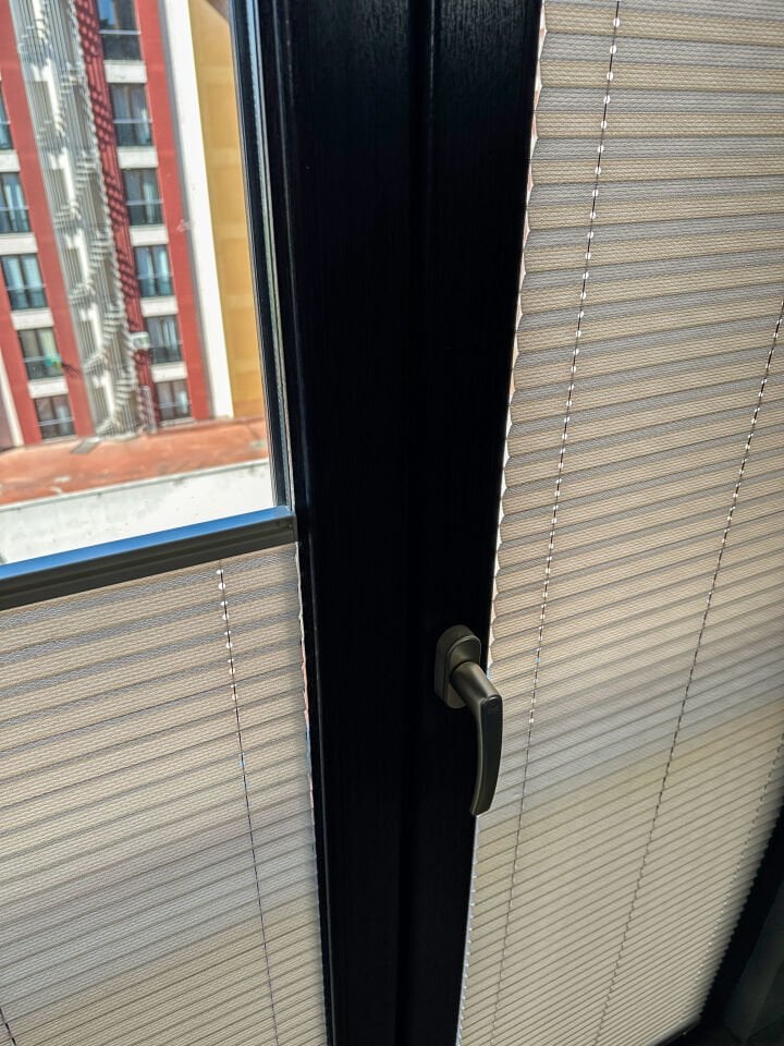 Troya Serisi Gri Plise Perde