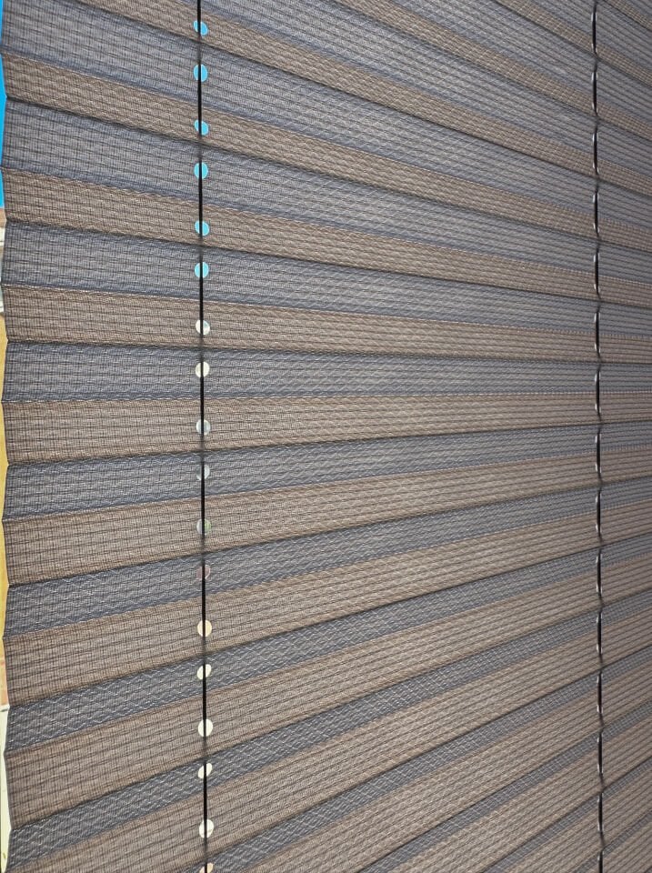 Troya Serisi Gri Plise Perde