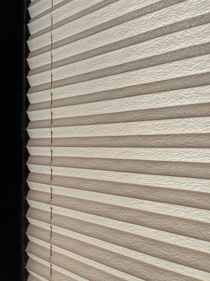 Perla Serisi Sütlü Kahve Plise Perde