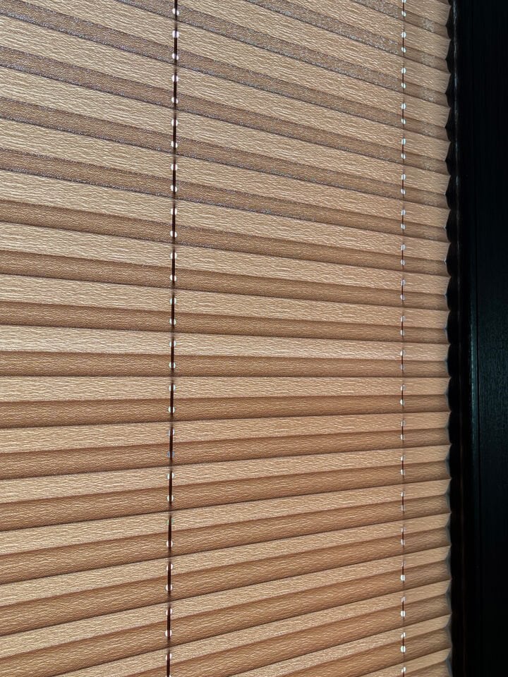 Perla Serisi Kahverengi Plise Perde