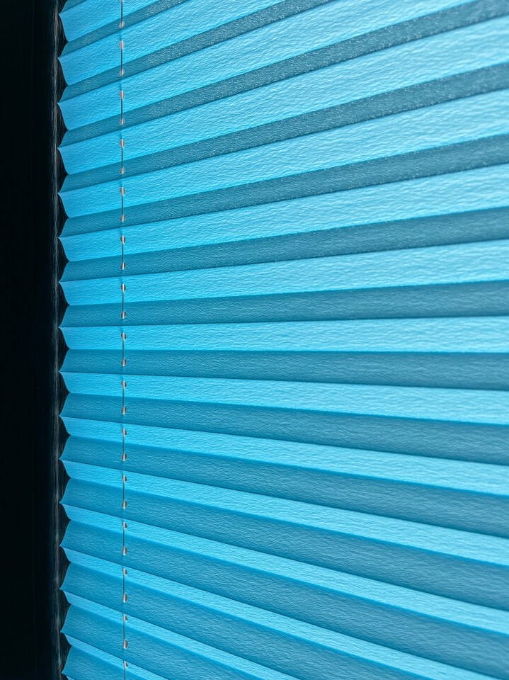 Perla Serisi Mavi Plise Perde