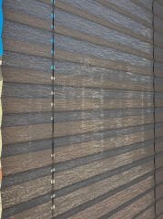 Novasilk Serisi Açık Gri Plise Perde