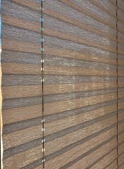 Novasilk Serisi Sütlü Kahve Plise Perde